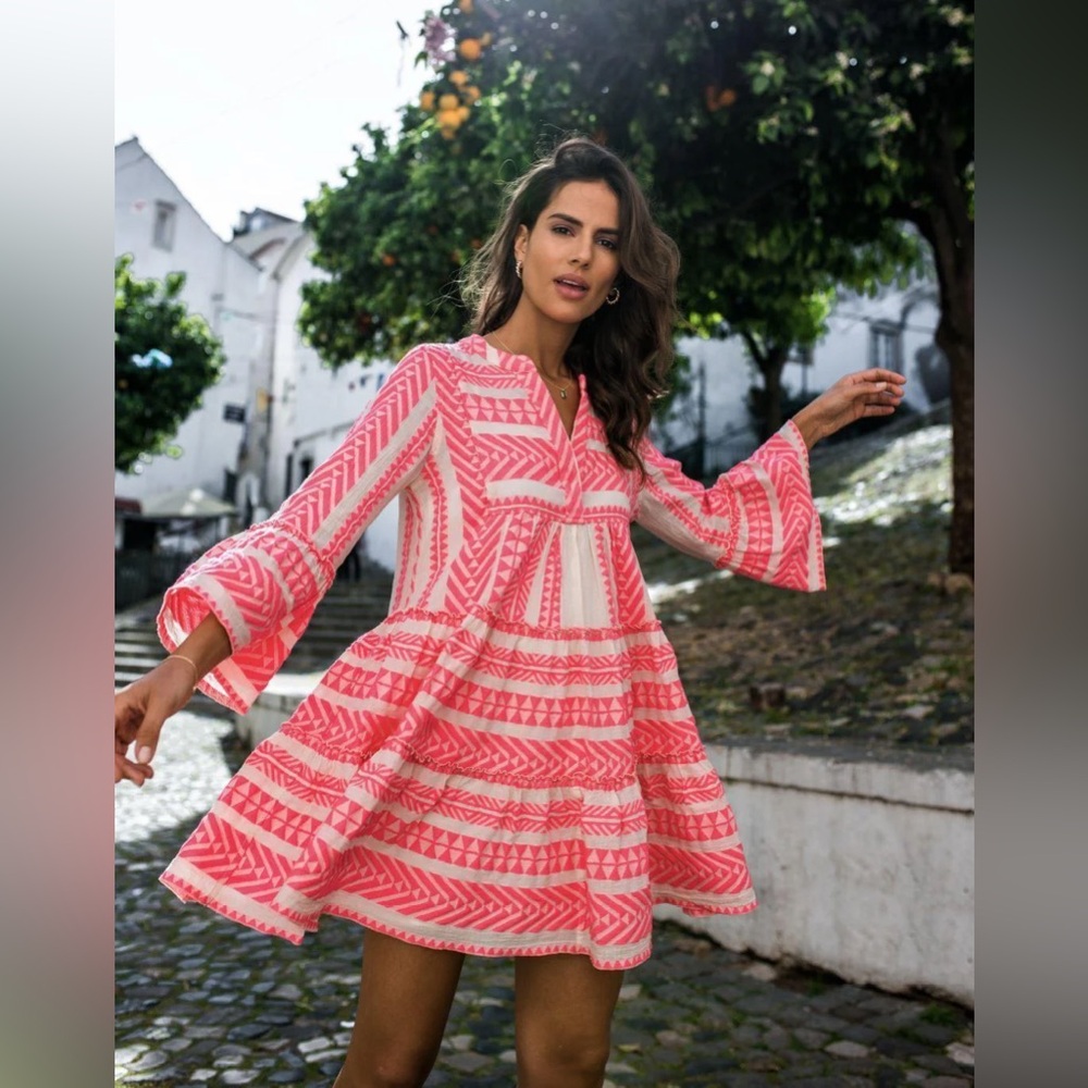 Devotion Twins Embroidered Ella Tunic Dress